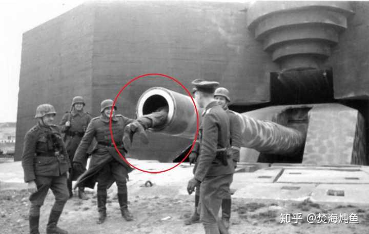 作为岸防炮的sk c/34型406mm舰炮